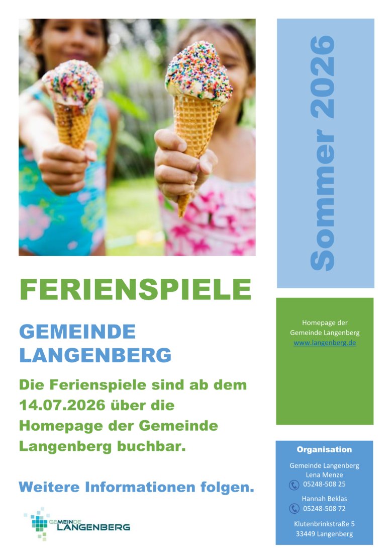 Flyer Ferienspiele 2026 Seite 1