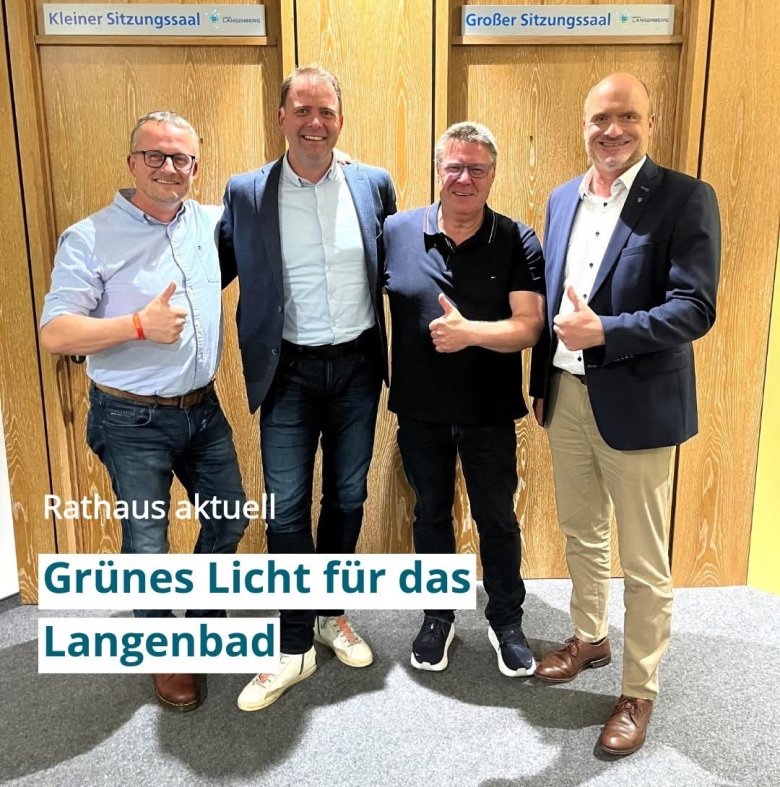 Grünes Licht für das Langenbad: Rat stimmt zu.