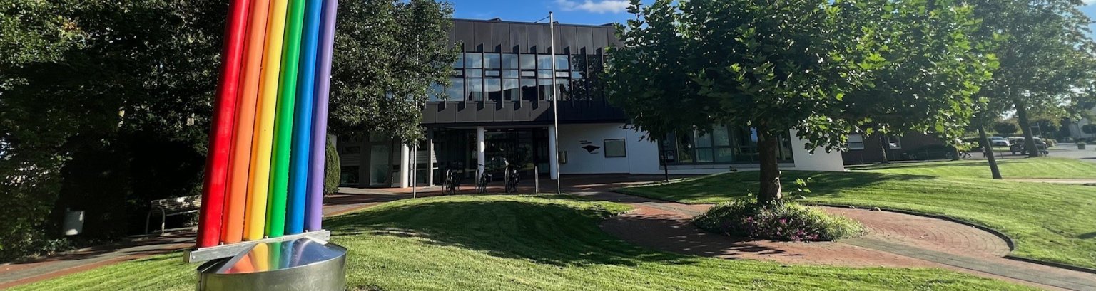 Rathaus in Langenberg.